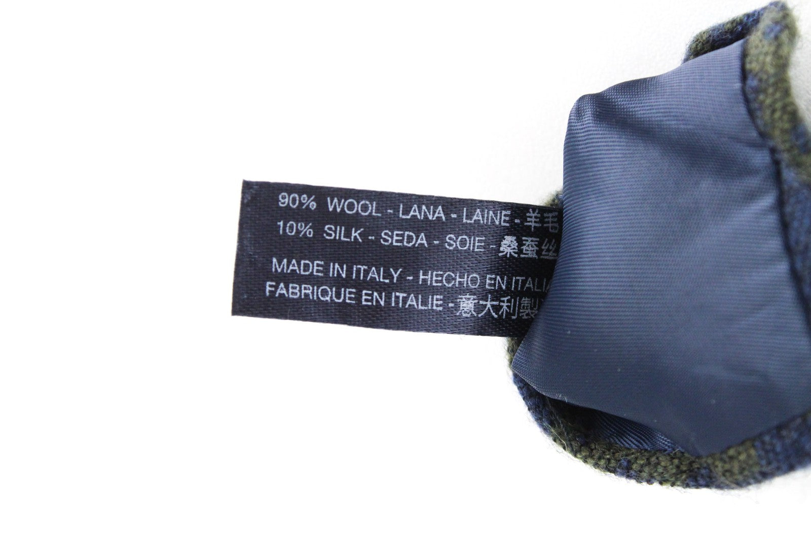 SUITSUPPLY Men's Tie ~150 x 8 cm Blue Graphic Print Wool Silk Blend Neckwear