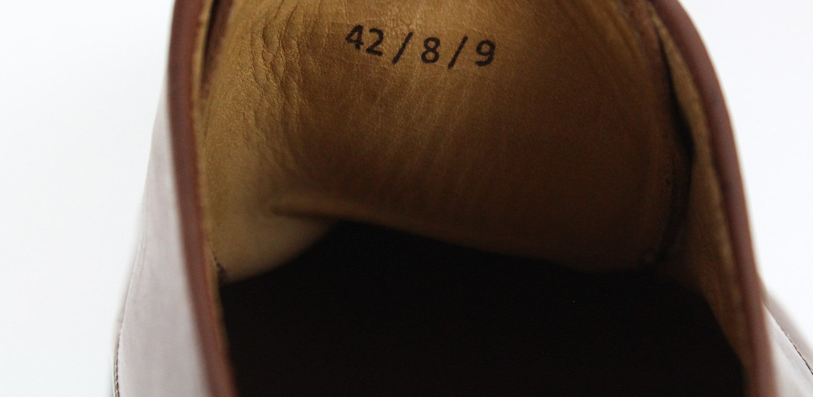 SUITSUPPLY Men's Formal Shoes EU42/UK8 Brown Lace-Up Premium Calf Leather