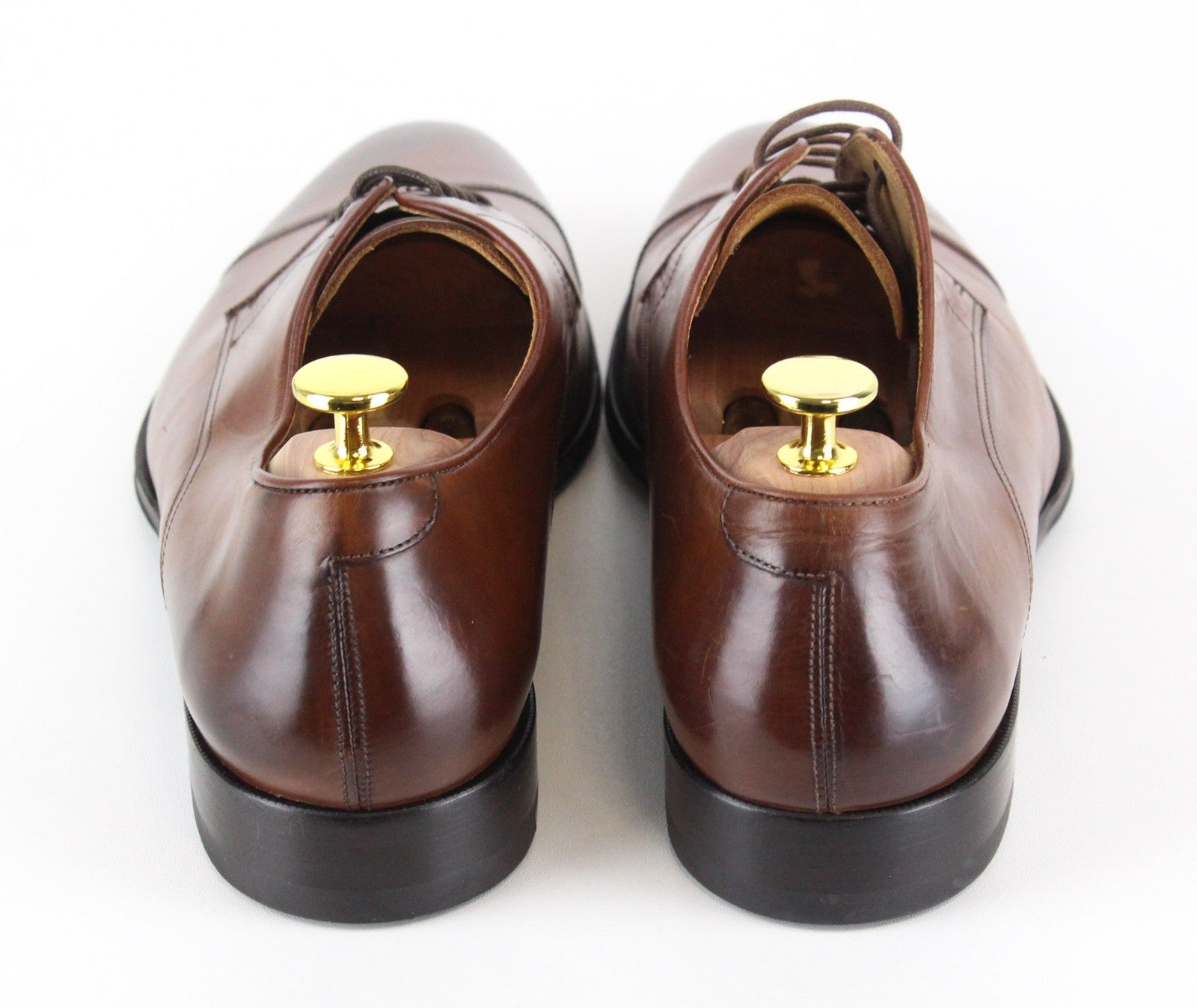 SUITSUPPLY Men's Formal Shoes EU42/UK8 Brown Lace-Up Premium Calf Leather