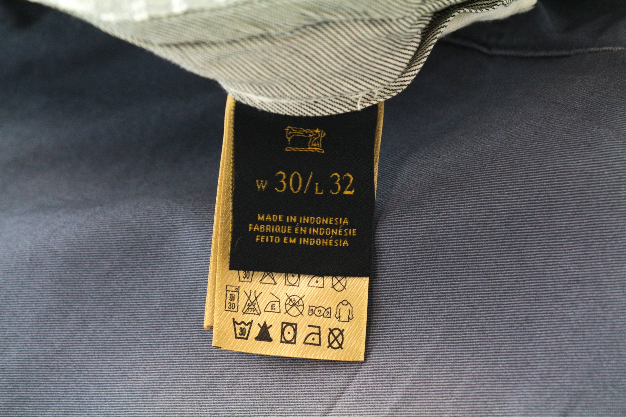 SCOTCH & SODA Warren Men's Pants W30/L32 Relaxed Slim Blue Cotton Belt Loops