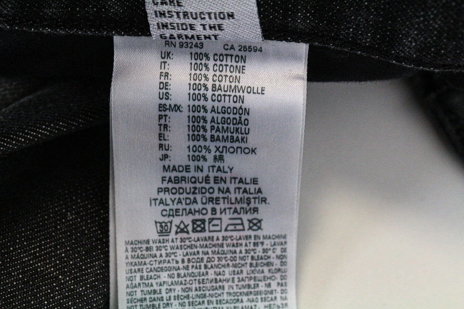 DIESEL D-Vider 083AB Men's Jeans UK32/L32 Carrot Fit Grey Cotton Ripped Paint