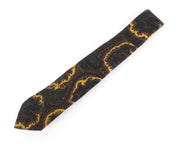 SUITSUPPLY Men's Tie ~150x8 Dark Green Wool Patterned Classic Formal Necktie