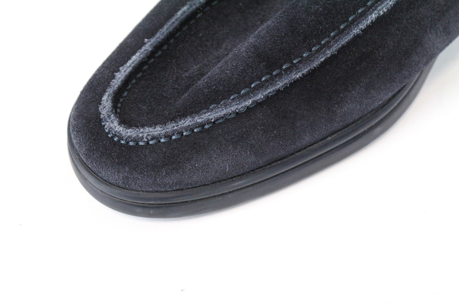 SUITSUPPLY Men's Shoes EU43 Navy Chukka High Top Lace-Up Suede Casual Look