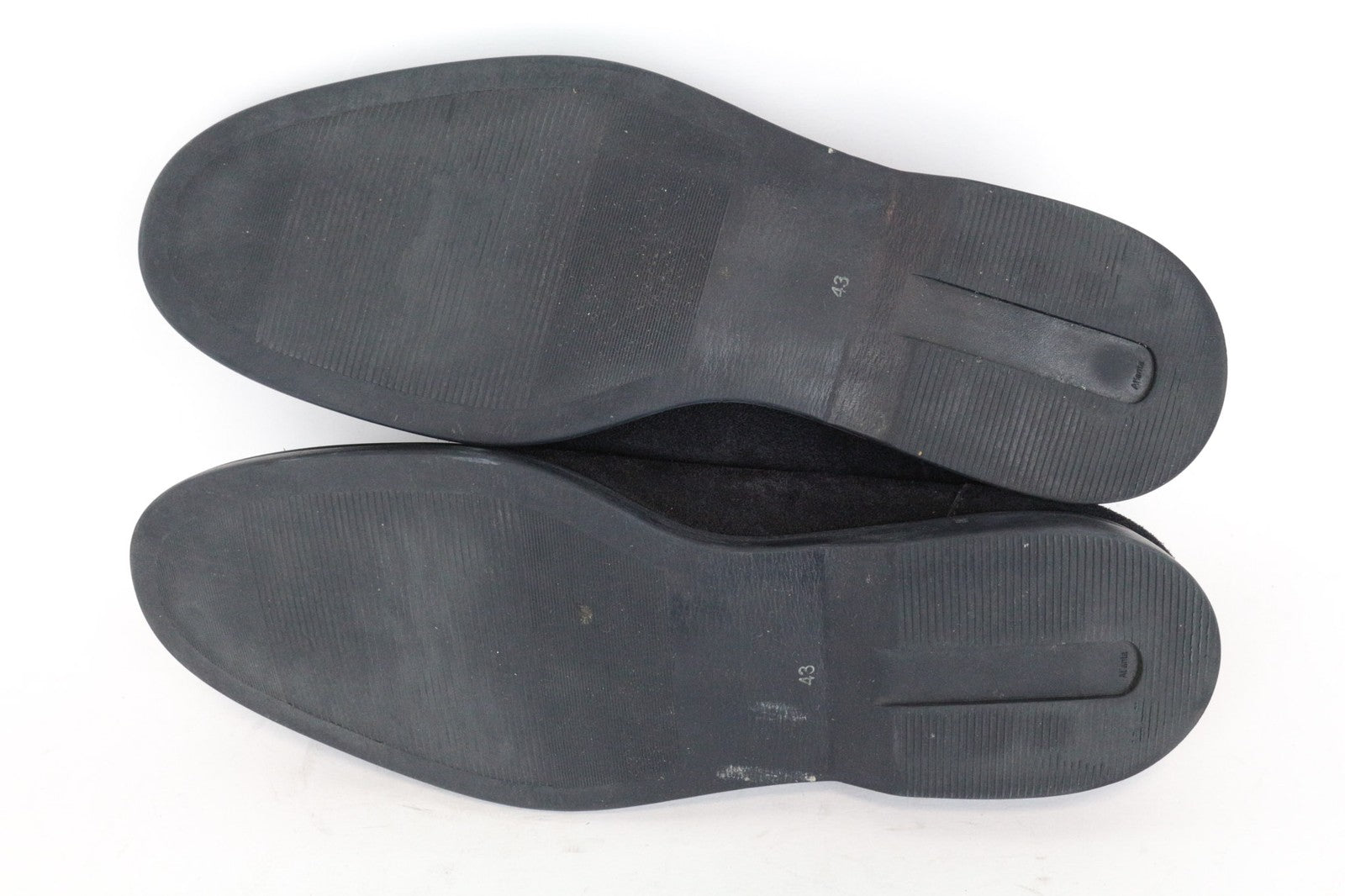 SUITSUPPLY Men's Shoes EU43 Navy Chukka High Top Lace-Up Suede Casual Look