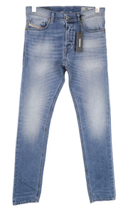 DIESEL Tepphar 0842H Men's Jeans W27/L32 Slim Carrot Blue Stretch Cotton