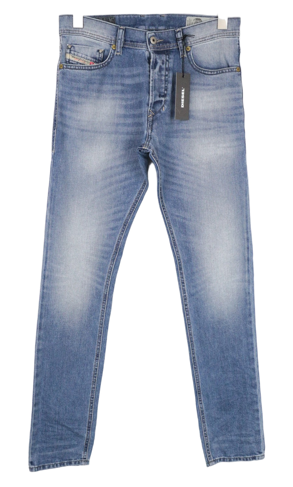 DIESEL Tepphar 0842H Men's Jeans W27/L32 Slim Carrot Blue Stretch Cotton