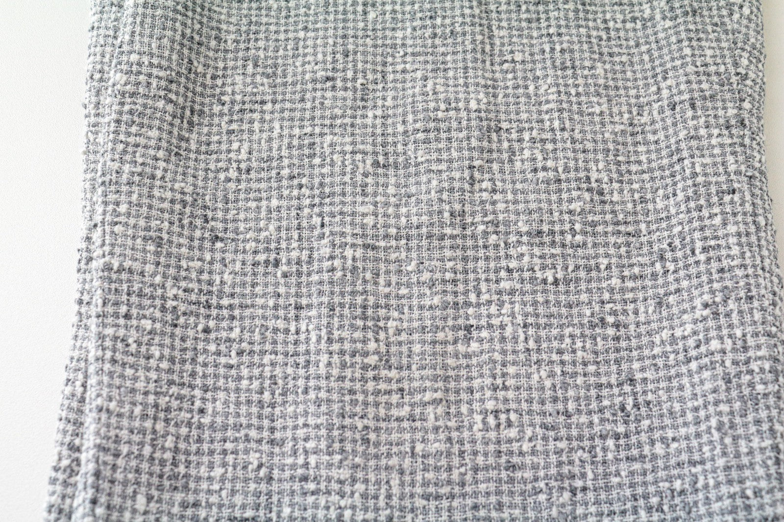 SUISTUDIO Women's Trousers UK14S Grey Slim Houndstooth Linen Blend Classic Fit