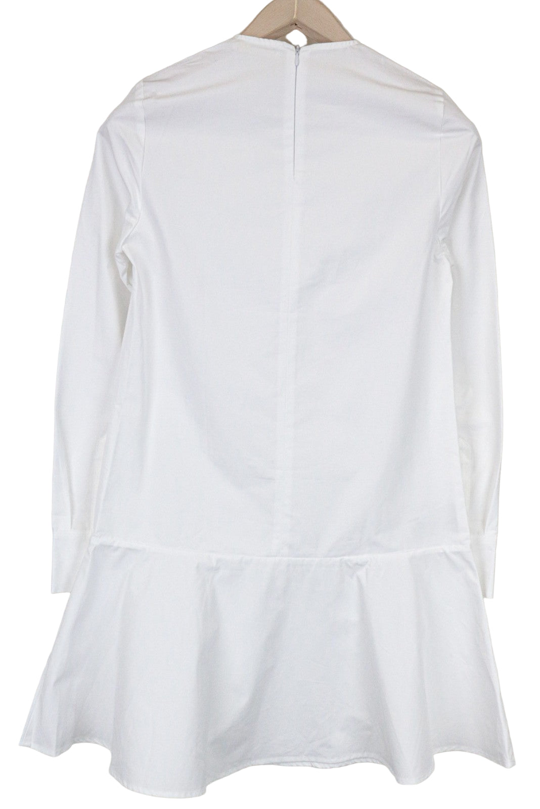 SUISTUDIO Dylan Women's Dress UK6R White Shirt Dress Cotton Tunic Long Sleeve