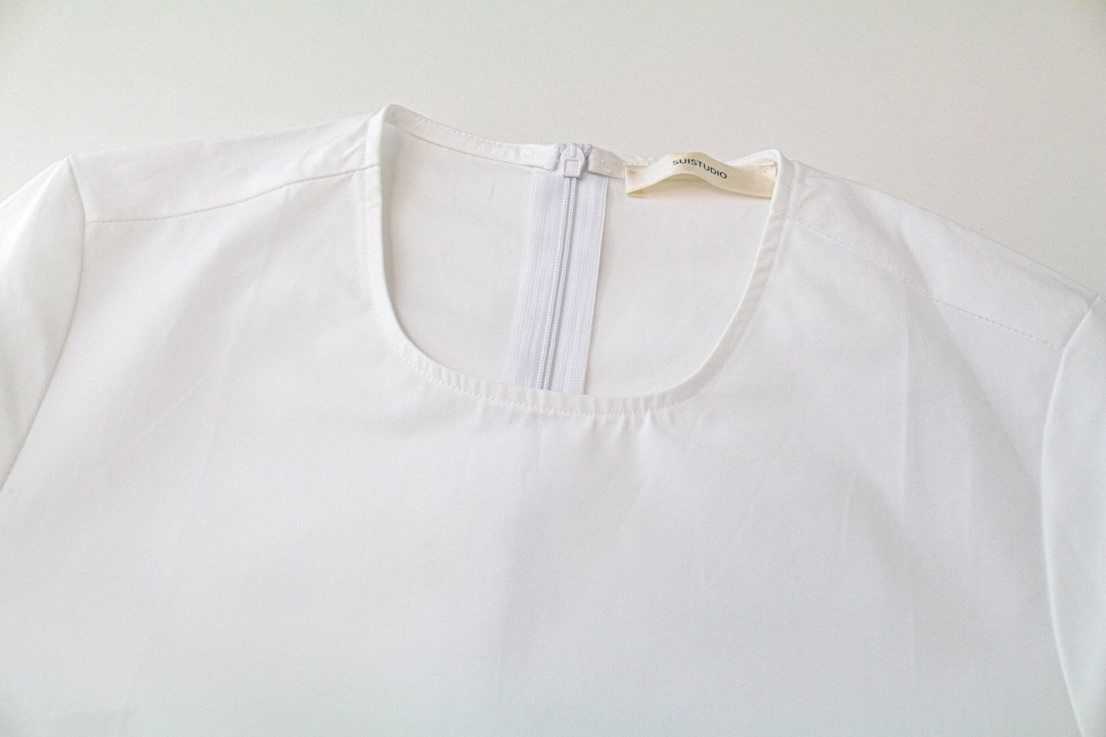 SUISTUDIO Dylan Women's Dress UK6R White Shirt Dress Cotton Tunic Long Sleeve