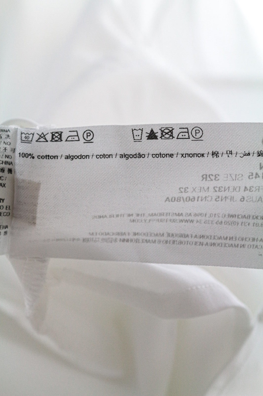 SUISTUDIO Dylan Women's Dress UK6R White Shirt Dress Cotton Tunic Long Sleeve