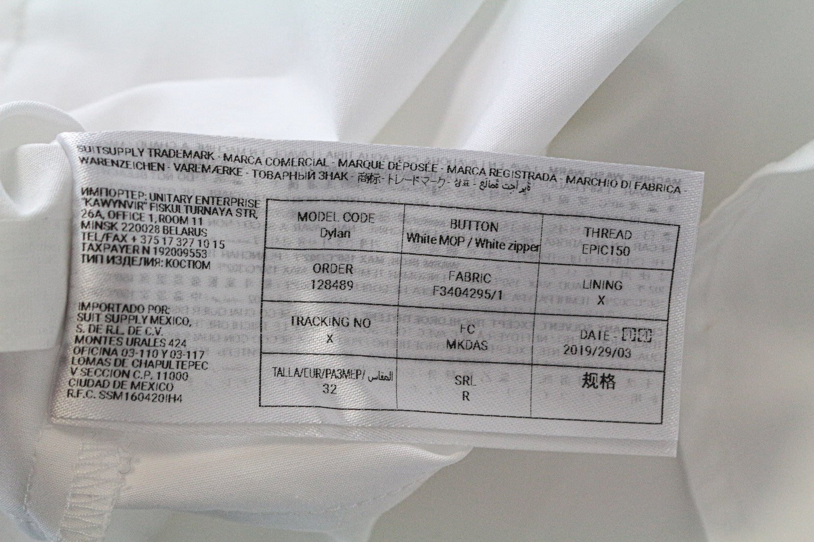 SUISTUDIO Dylan Women's Dress UK6R White Shirt Dress Cotton Tunic Long Sleeve