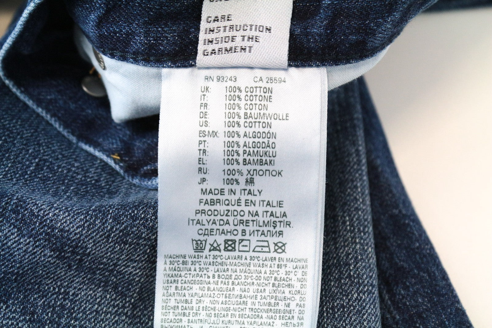 DIESEL Aryel 080AH Women's Jeans W24/L32 Straight Ripped Blue Pure Cotton