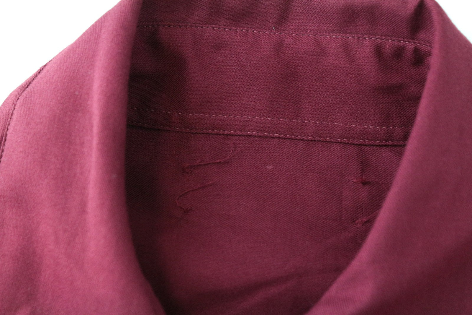 SUITSUPPLY Elton Women's Shirt 34R Long Sleeve Red Purple Cotton Button-Up