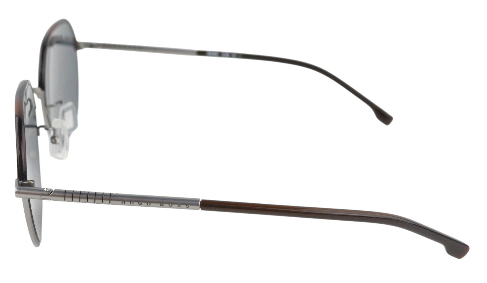 HUGO BOSS 1107/F/S Men Sunglasses OS Silver Tone Frame Tinted Square Unisex