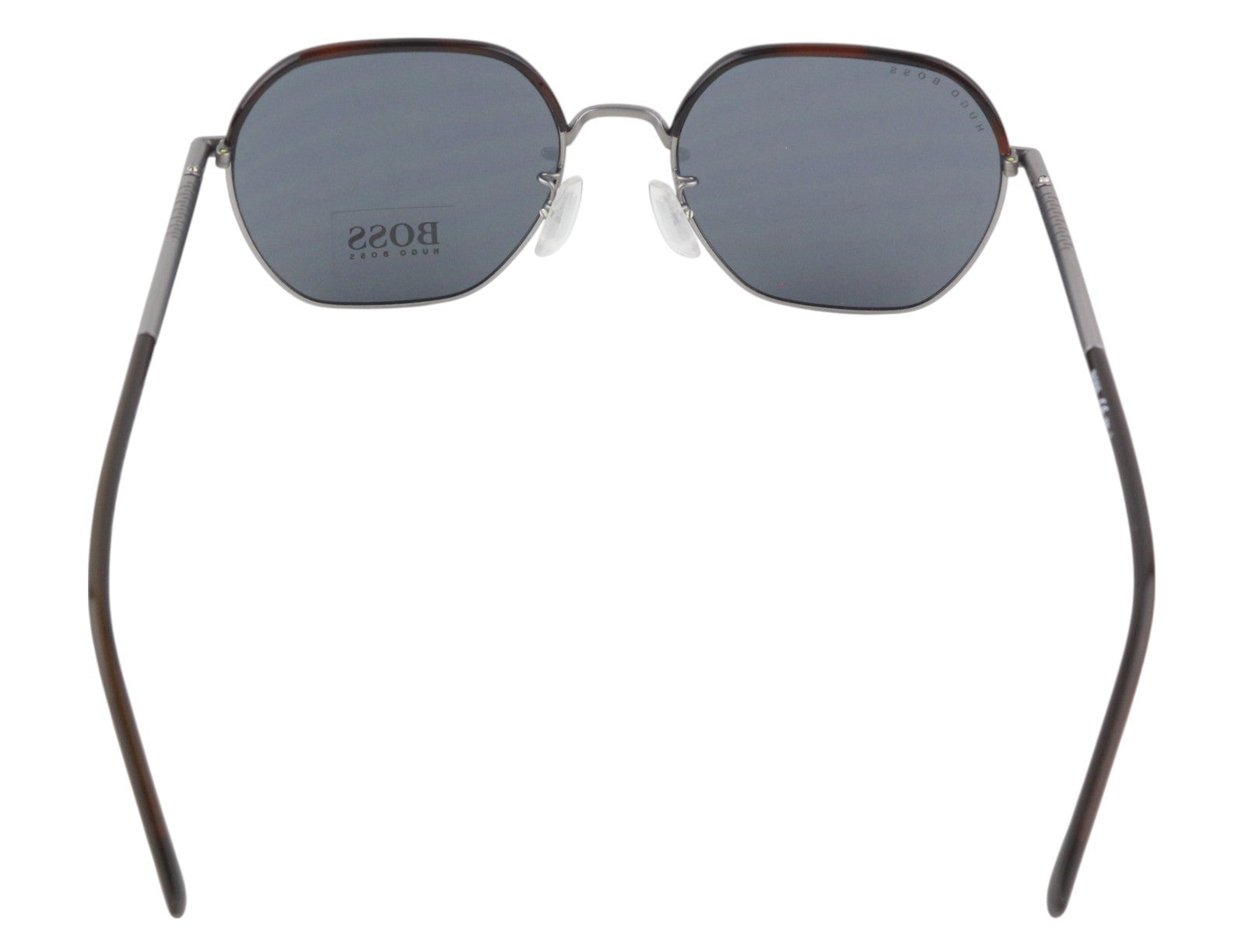 HUGO BOSS 1107/F/S Men Sunglasses OS Silver Tone Frame Tinted Square Unisex