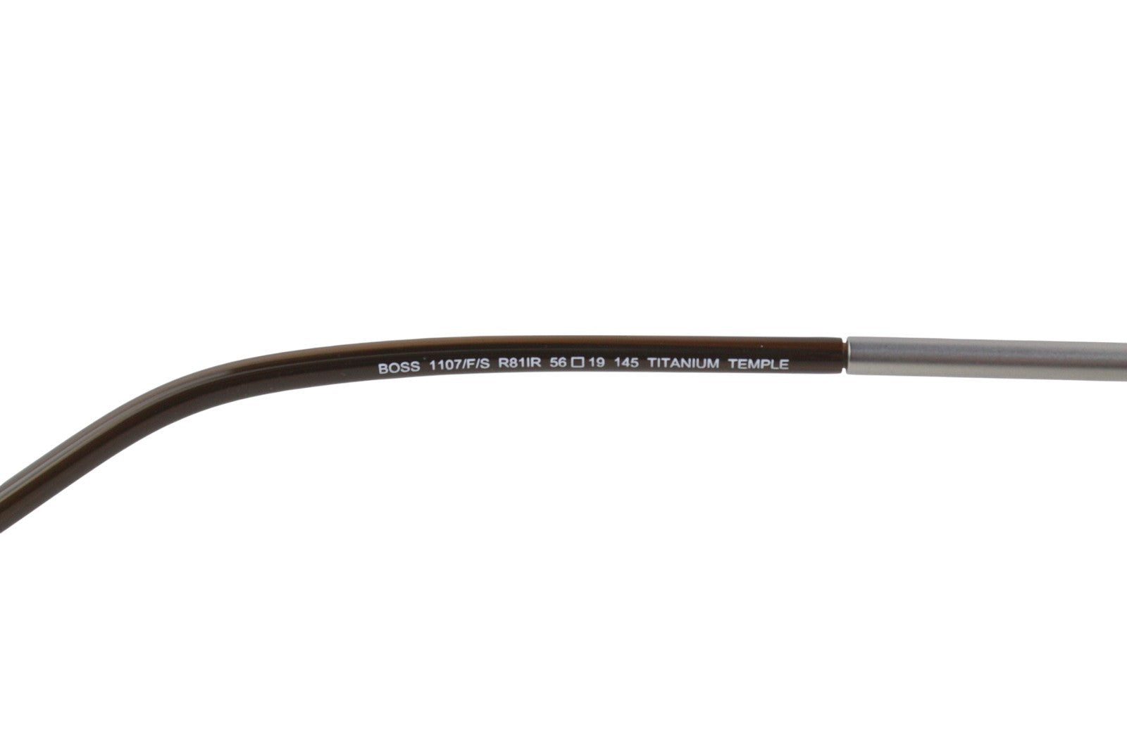 HUGO BOSS 1107/F/S Men Sunglasses OS Silver Tone Frame Tinted Square Unisex