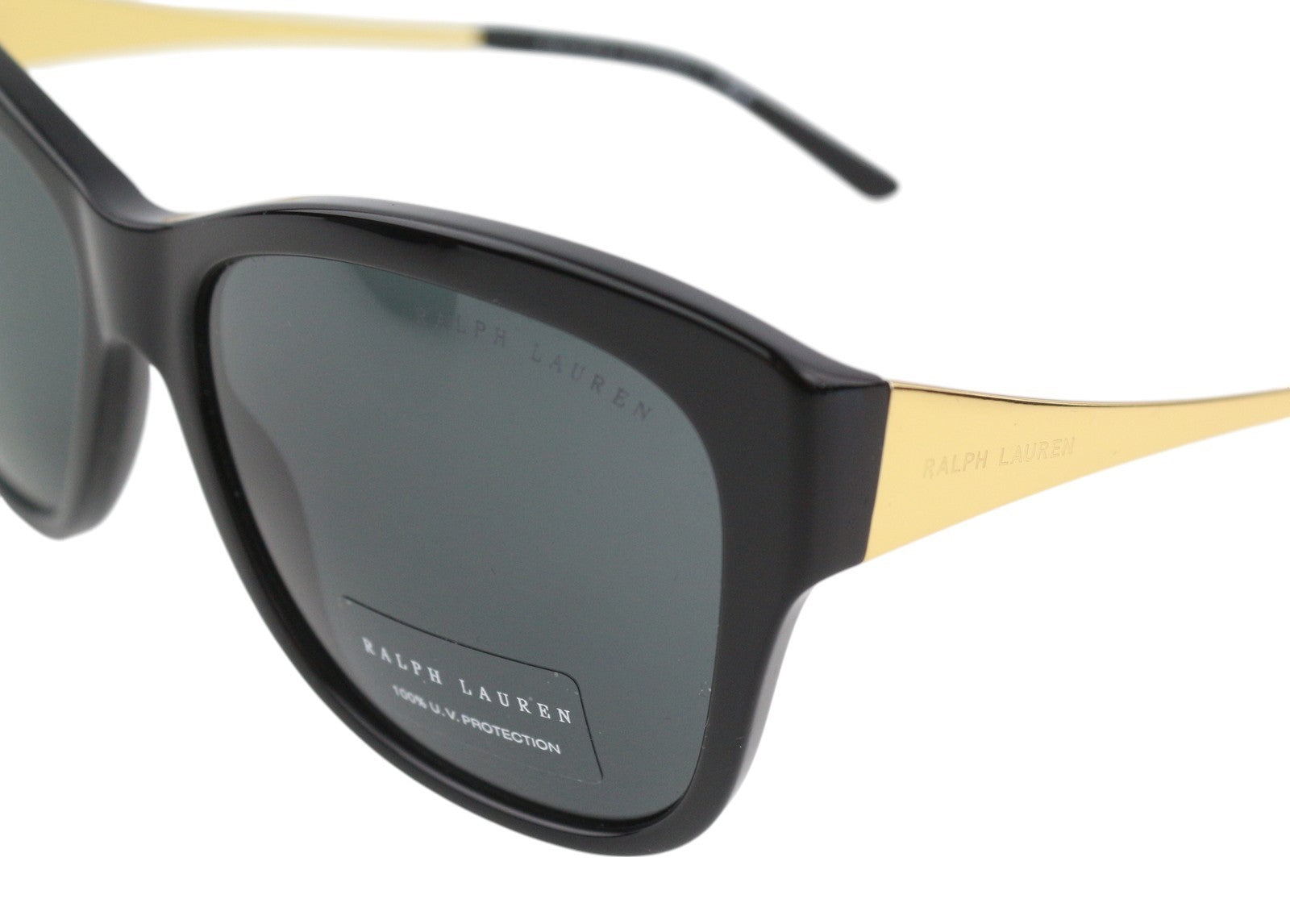RALPH LAUREN 0RL8187 Women Sunglasses OS Black Tinted UV Protection RRP€147