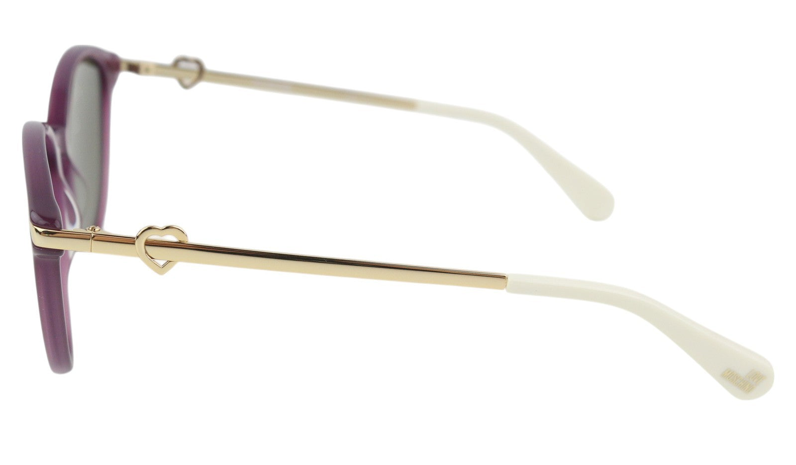 LOVE MOSCHINO MOL008/S Women Sunglasses OS Gold Tone Frame Square Tinted Casual