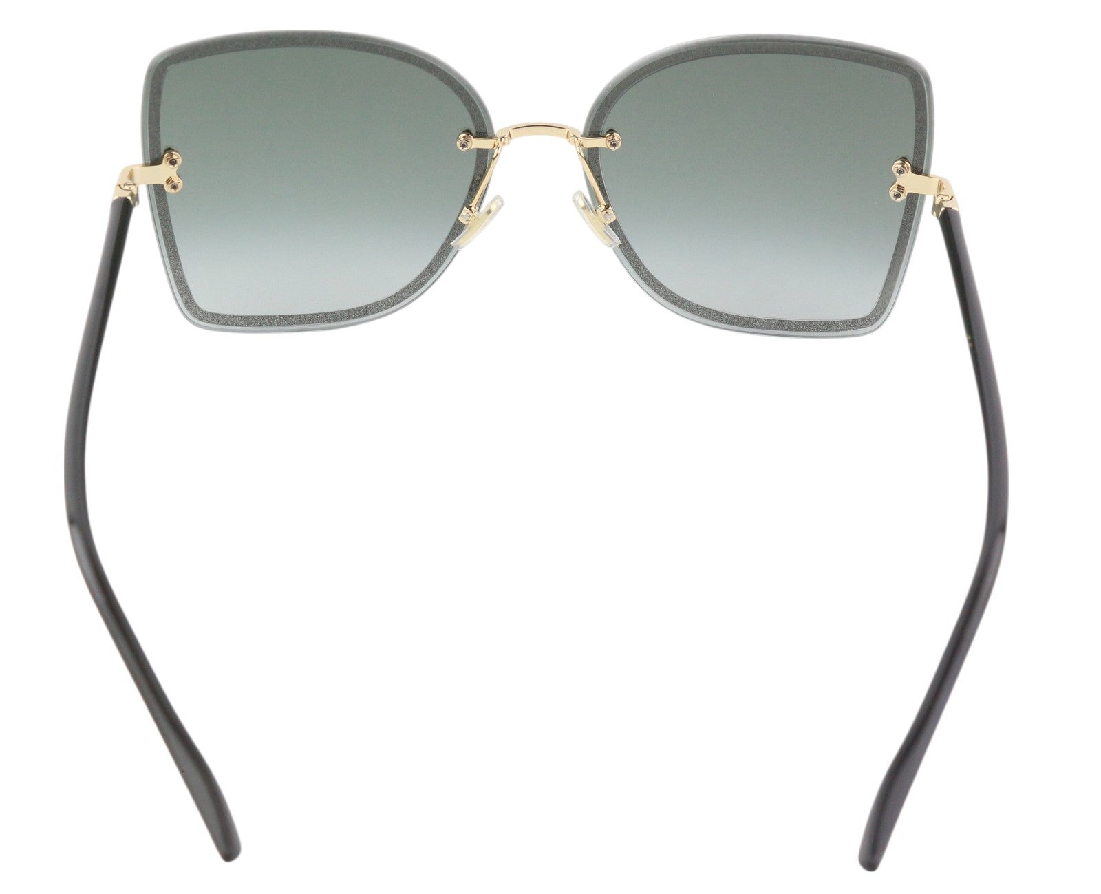 JIMMY CHOO Leti/s Women Sunglasses OS Black Shiny Frame Tinted Butterfly RRP€355