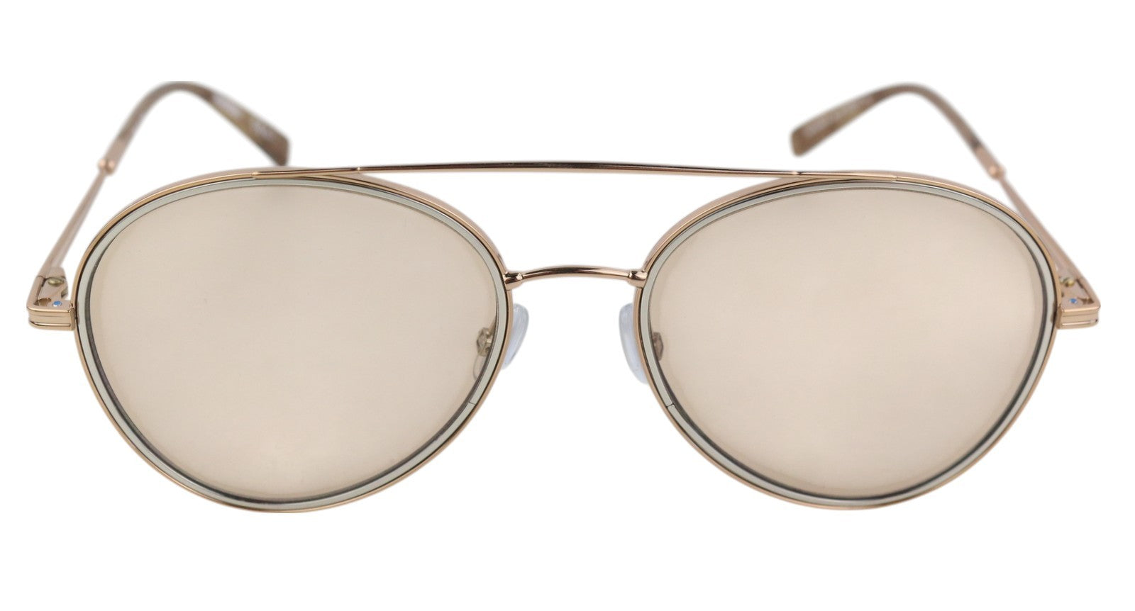 MAX MARA Wire II Women Sunglasses OS Brown Tinted Pilot Frame Casual RRP€210