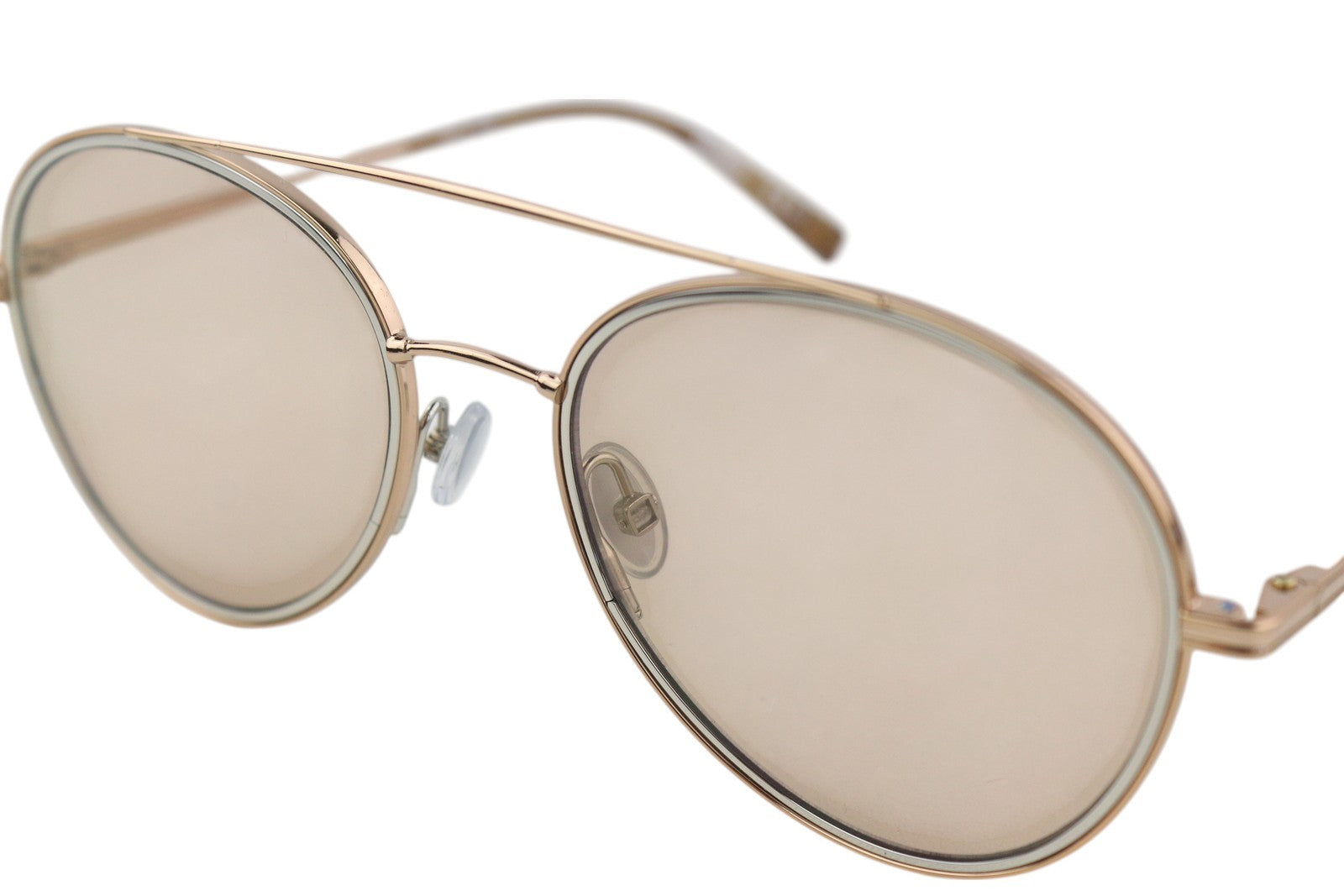 MAX MARA Wire II Women Sunglasses OS Brown Tinted Pilot Frame Casual RRP€210