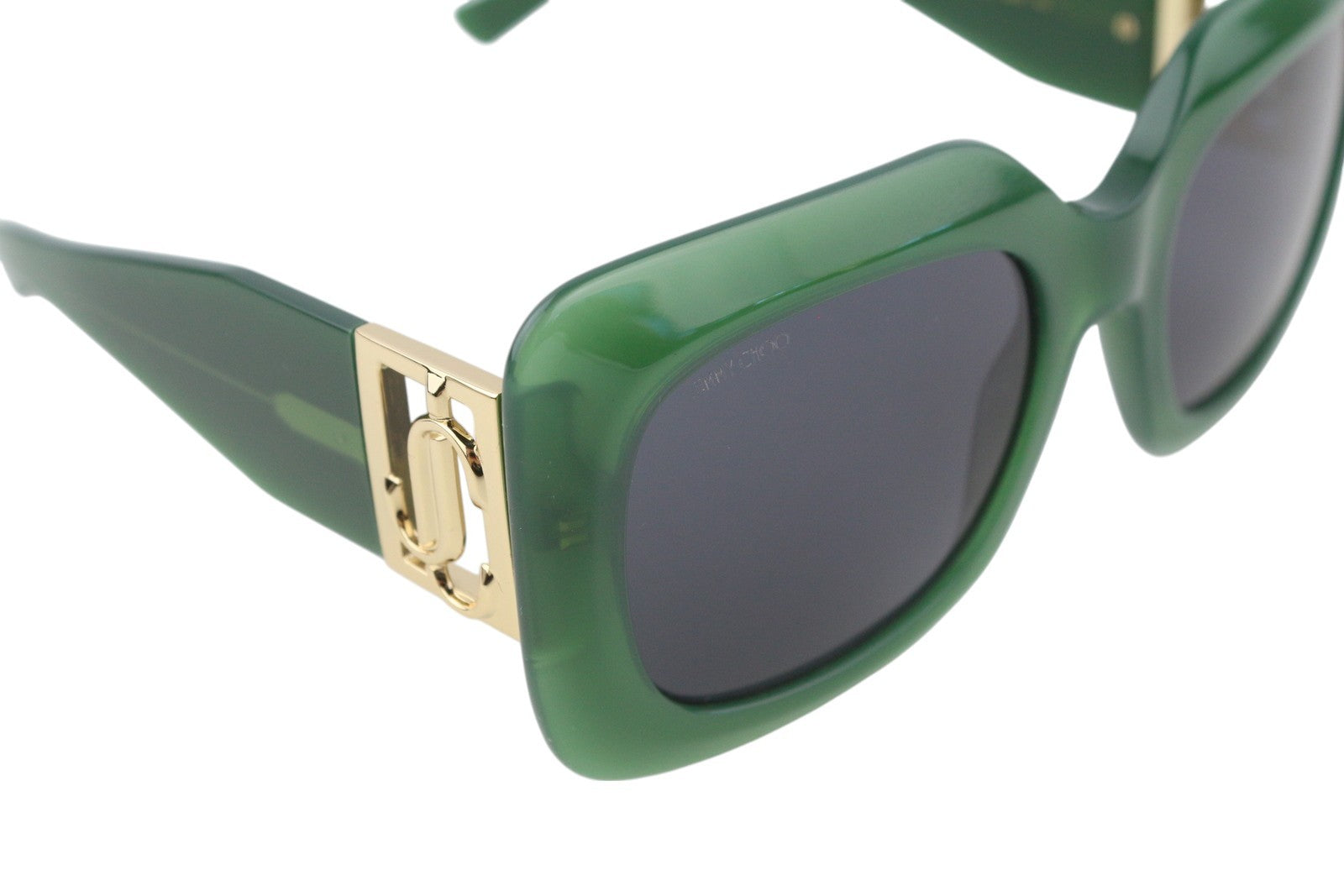 JIMMY CHOO Gaya/S Women Sunglasses OS Green Frame Tinted Square Casual RRP€359