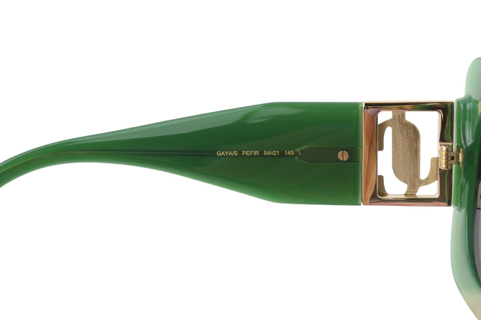 JIMMY CHOO Gaya/S Women Sunglasses OS Green Frame Tinted Square Casual RRP€359