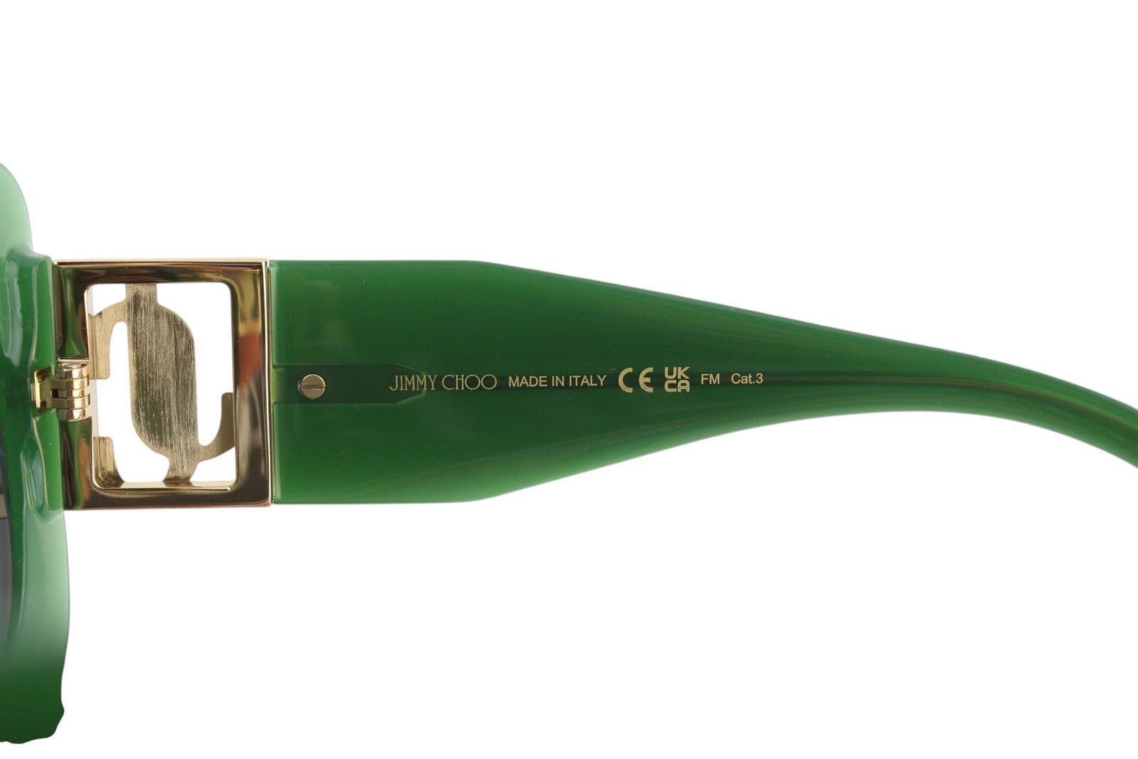 JIMMY CHOO Gaya/S Women Sunglasses OS Green Frame Tinted Square Casual RRP€359