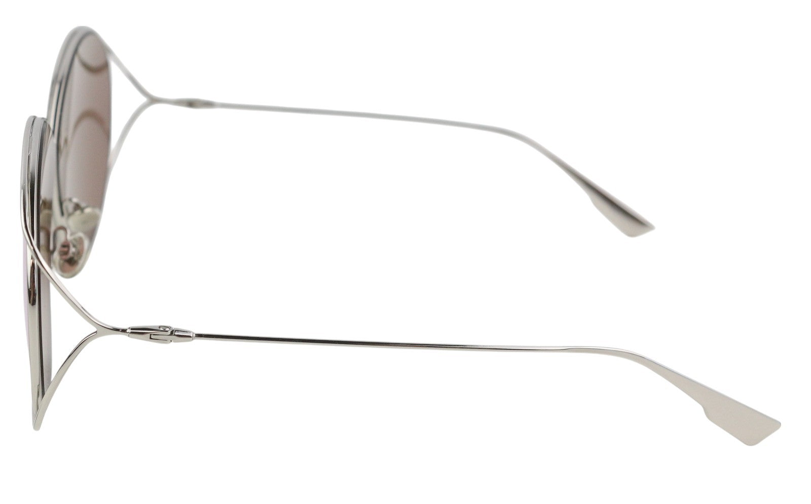 CHRISTIAN DIOR 010SQ Women Sunglasses OS Silver Tone Frame Mirror Lens RRP€268