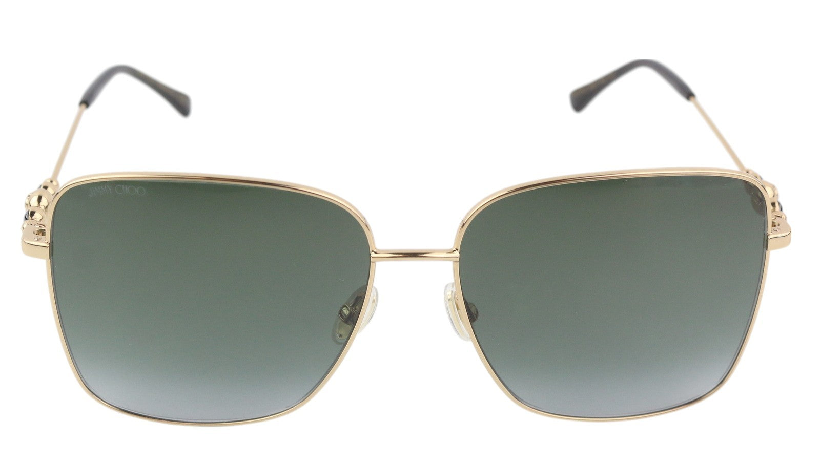 JIMMY CHOO Hester/S Women Sunglasses OS Gold Tone Casual Tinted Square RRP€245