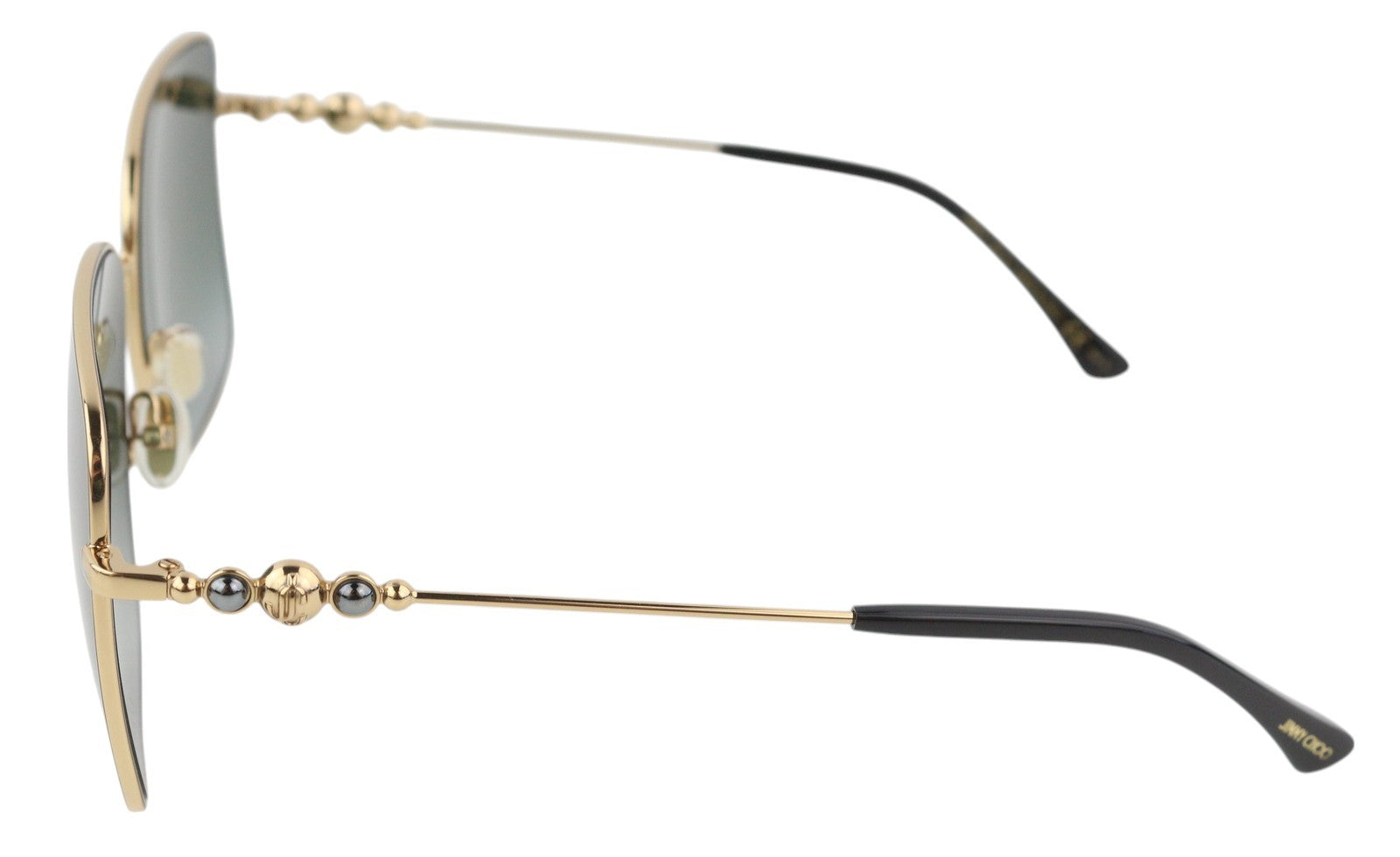 JIMMY CHOO Hester/S Women Sunglasses OS Gold Tone Casual Tinted Square RRP€245