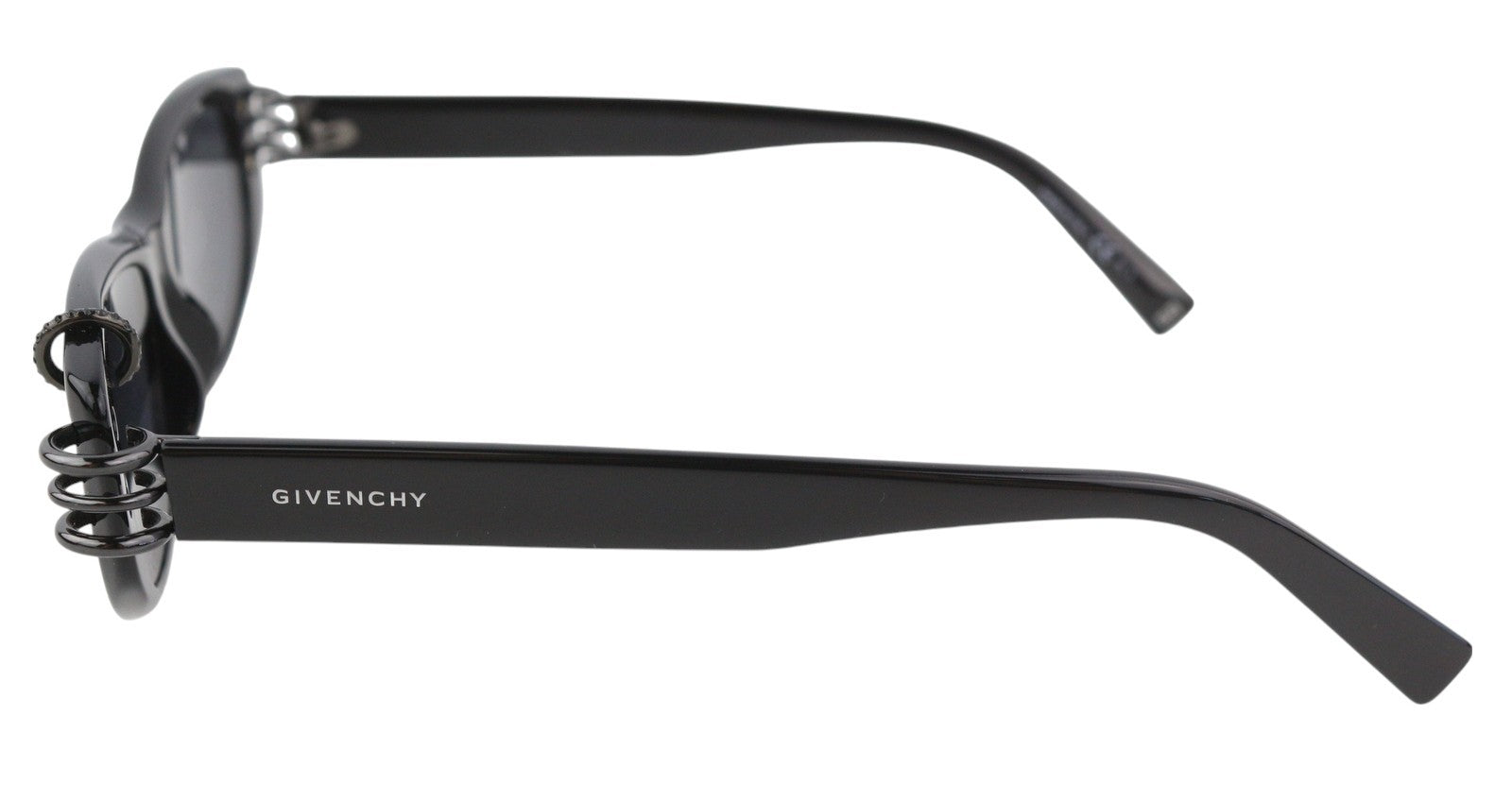 GIVENCHY GV 7176/S Women Sunglasses OS Black Cat-Eye Shape Tinted Casual RRP€255