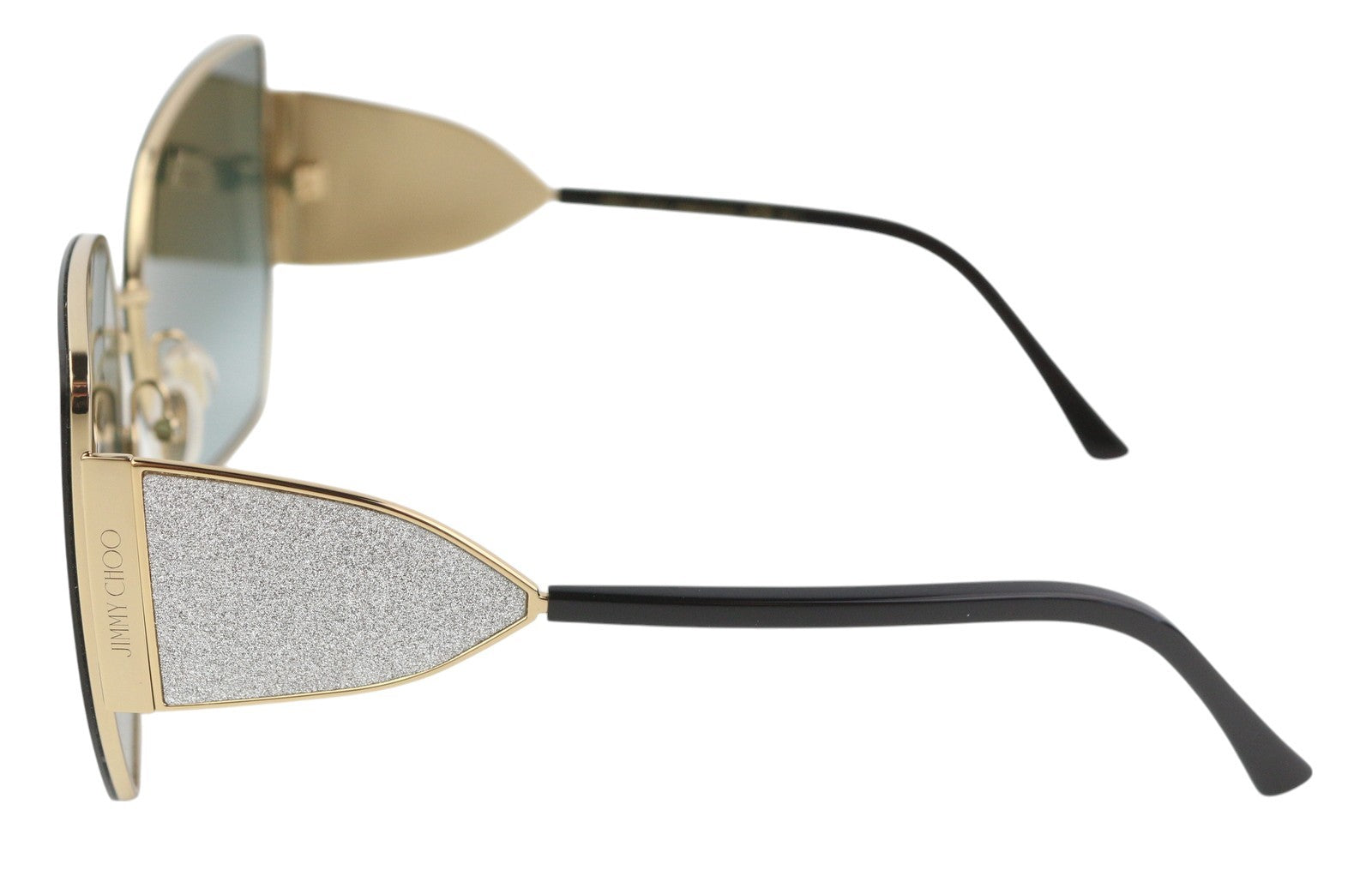 JIMMY CHOO River/S Women Sunglasses OS Gold Tone Frame Tinted Butterfly RRP€385