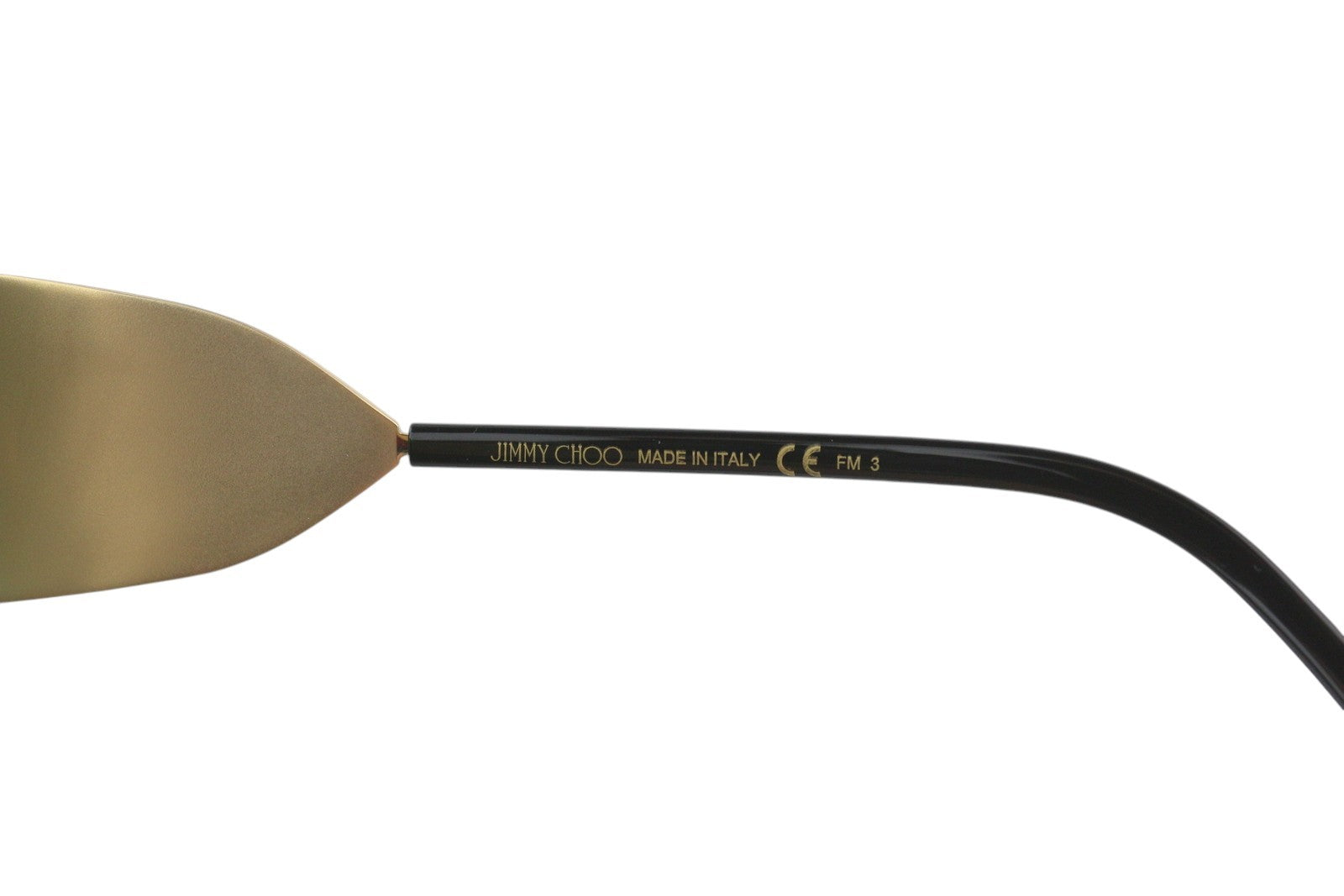 JIMMY CHOO River/S Women Sunglasses OS Gold Tone Frame Tinted Butterfly RRP€385