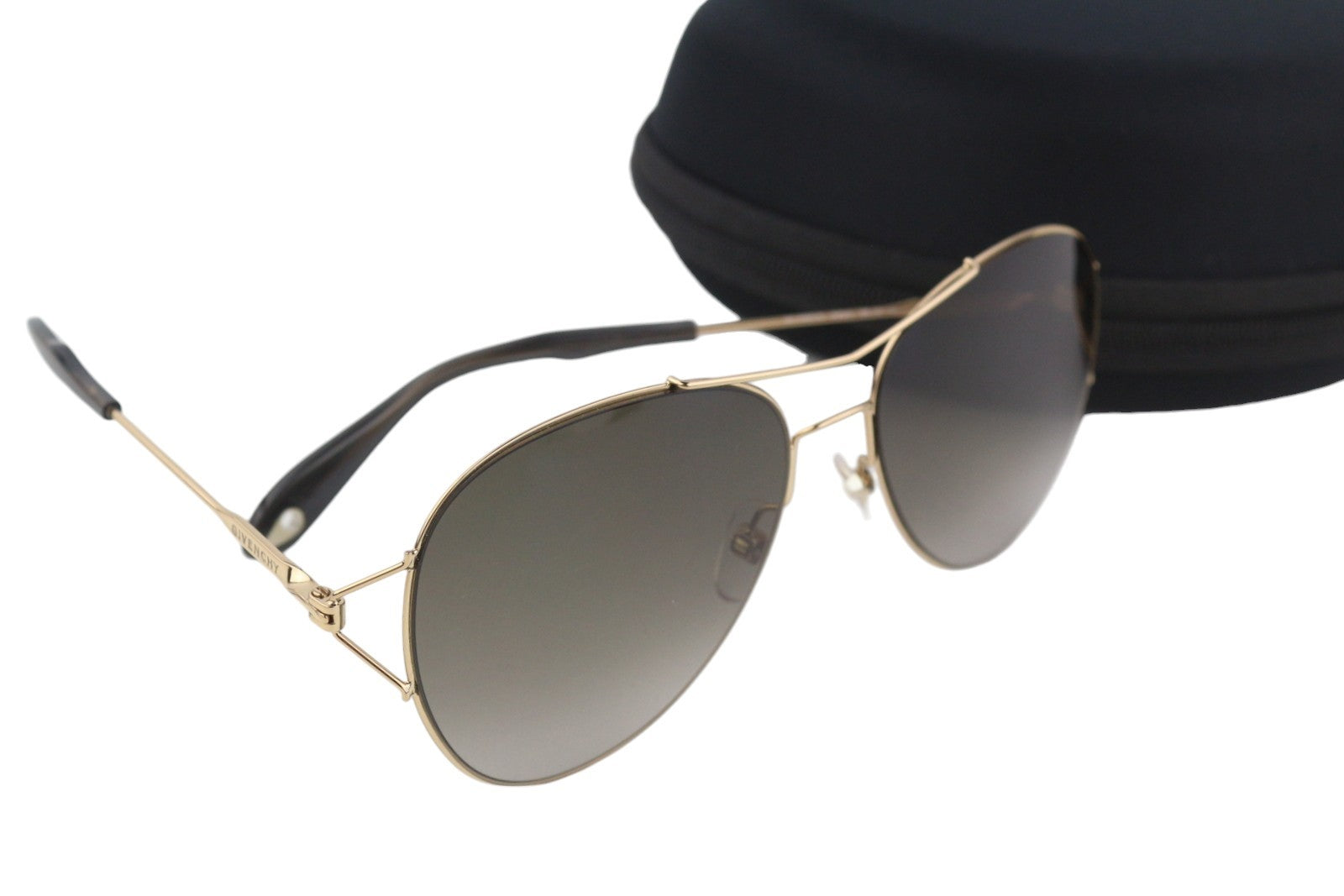 GIVENCHY GV 7005/S Women Sunglasses OS Gold Tone Frame Tinted Pilot RRP€189