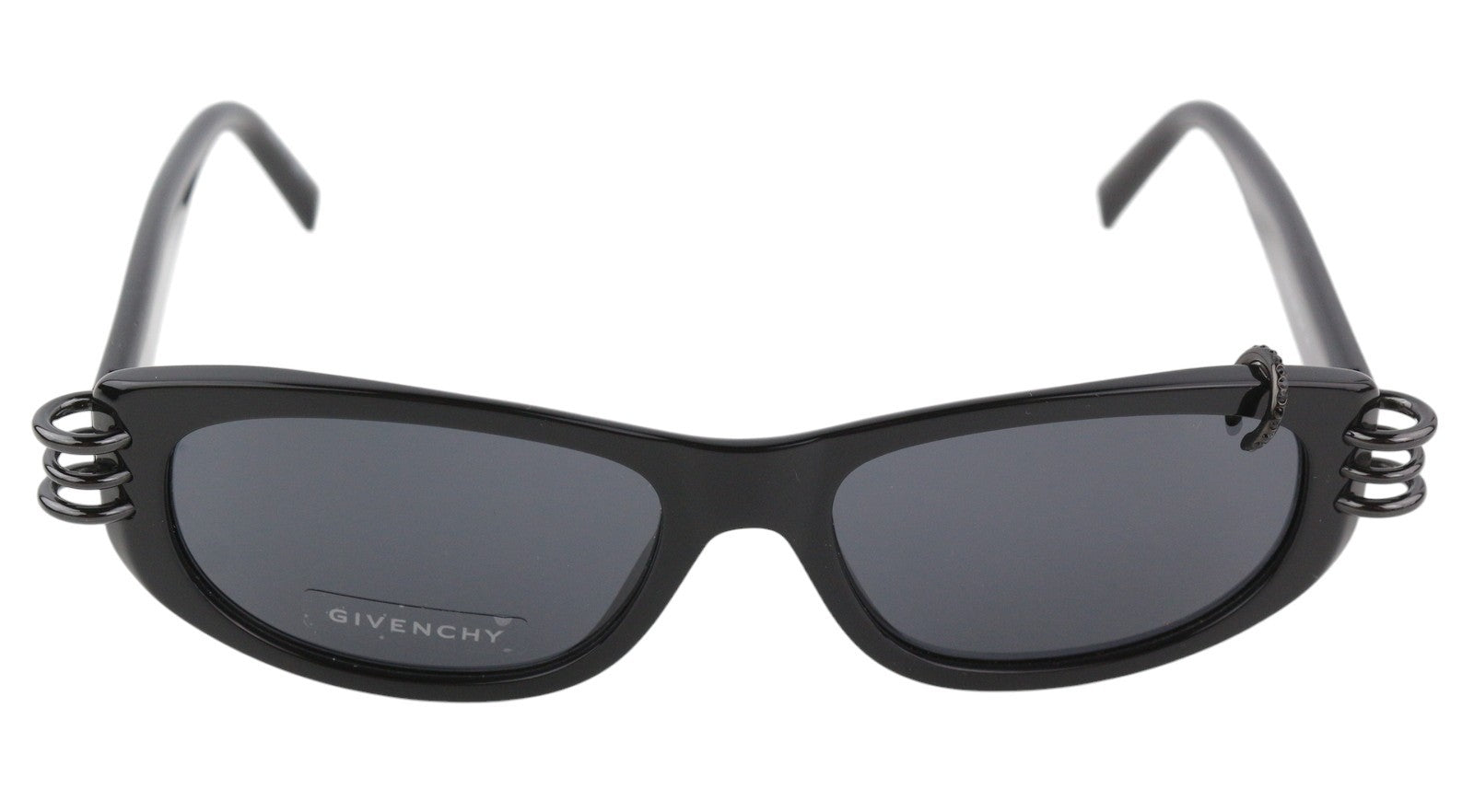 GIVENCHY GV 7176/S Women Sunglasses OS Black Cat-Eye Frame Tinted Logo RRP€255