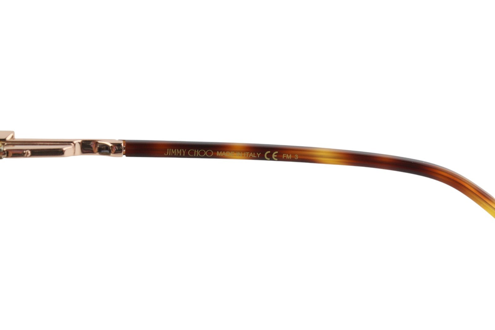 JIMMY CHOO Lissa/S Women Sunglasses OS Brown Animal Print Tinted Cat-Eye RRP€270