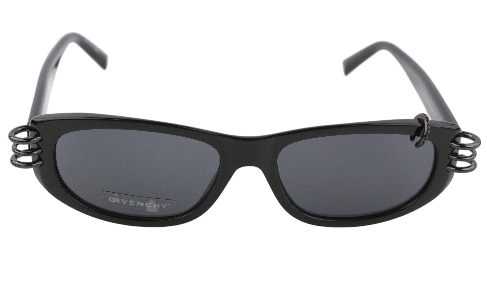 GIVENCHY GV 7176/S Women Sunglasses OS Black Cat-Eye Tinted Casual Logo RRP€255