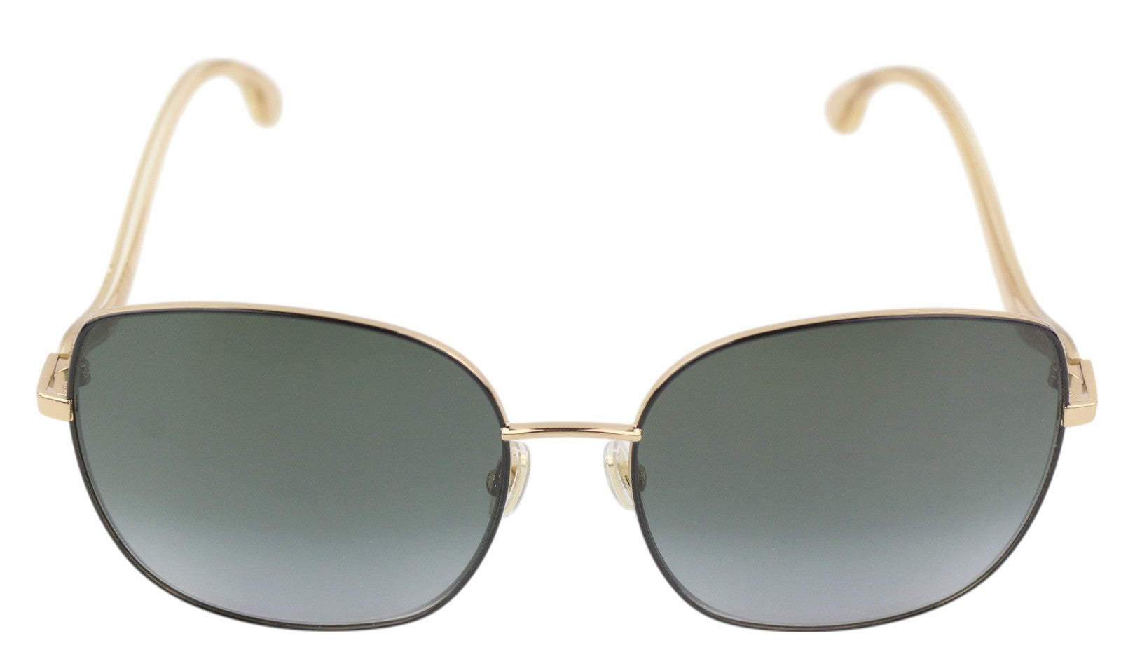 JIMMY CHOO Mamie/S Women Sunglasses OS Gold Tone Frame Tinted Square RRP$319