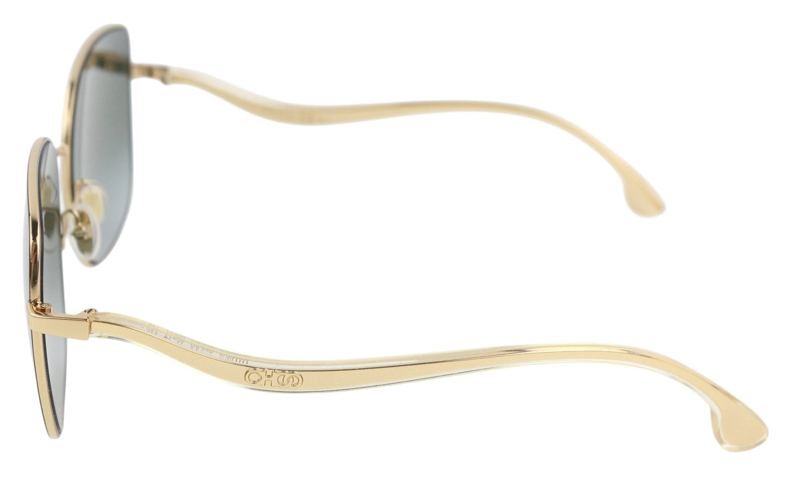 JIMMY CHOO Mamie/S Women Sunglasses OS Gold Tone Frame Tinted Square RRP$319