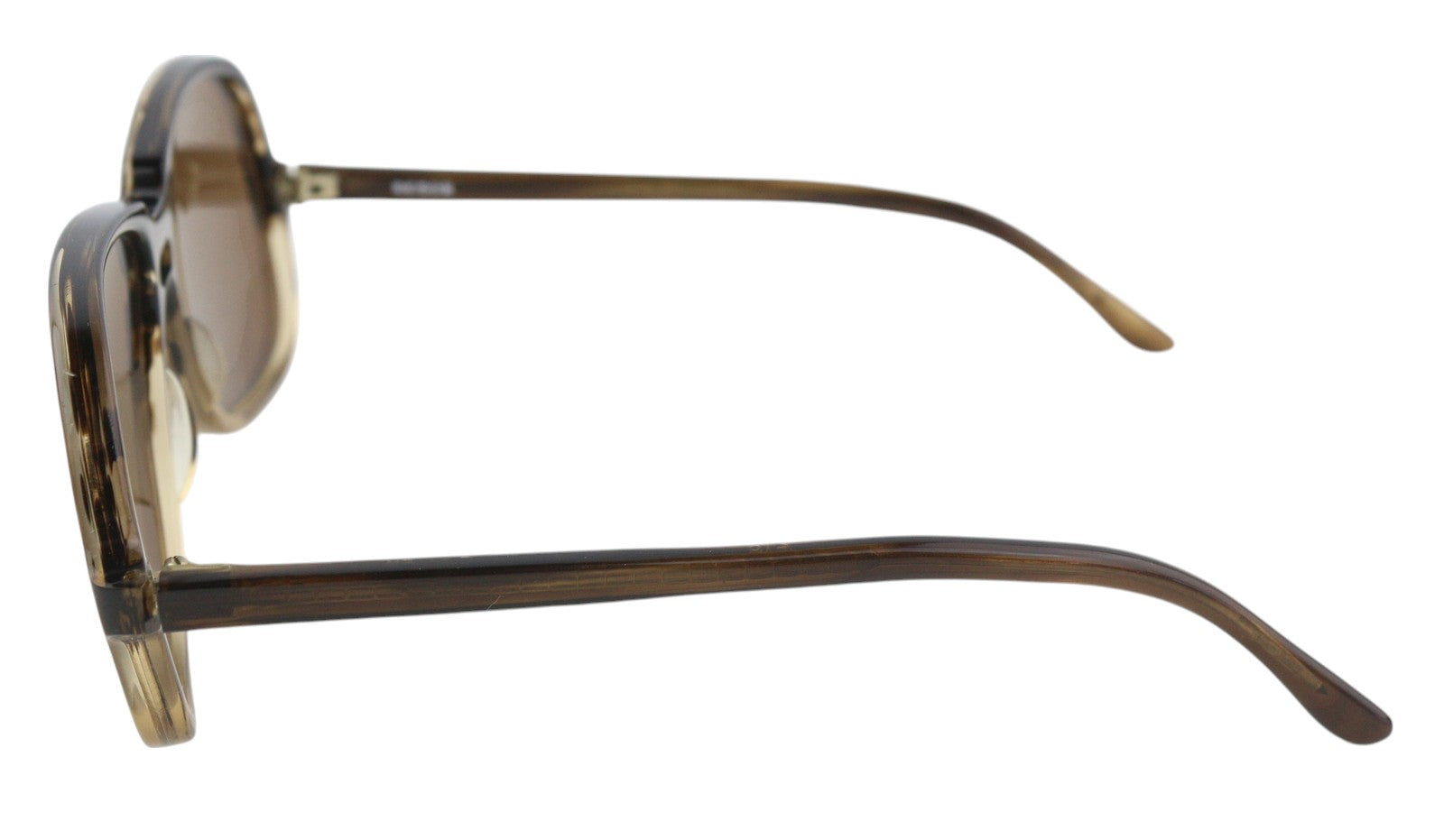 RENOR Women Sunglasses OS Brown Patterned Square Shape Tinted Casual Unisex