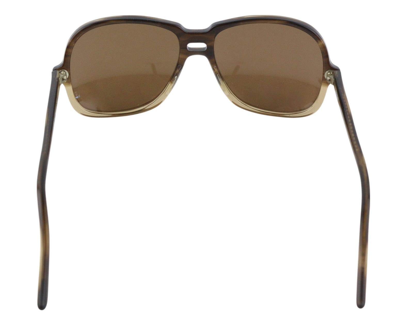 RENOR Women Sunglasses OS Brown Patterned Square Shape Tinted Casual Unisex