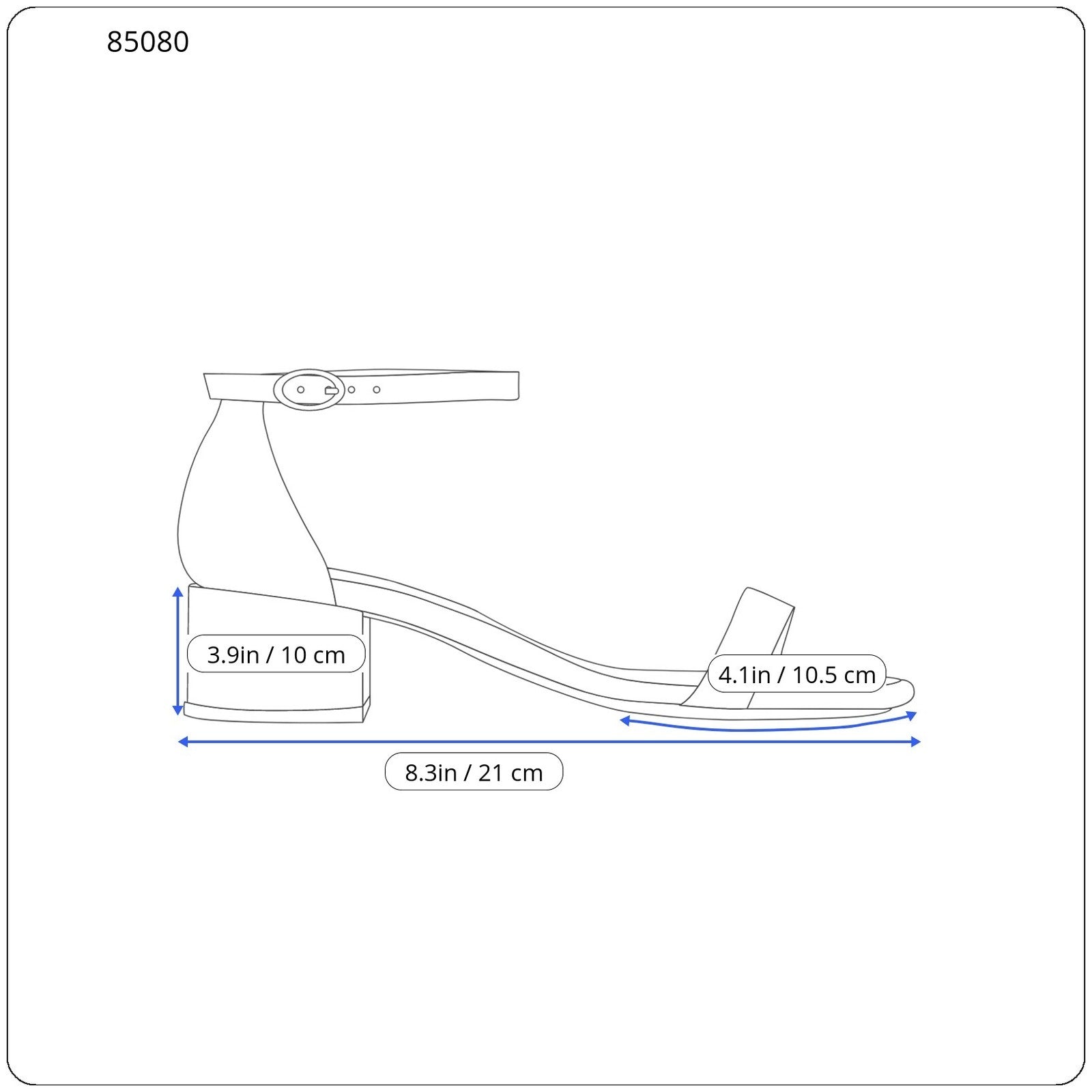 EMPORIO ARMANI X3P713 Women Sandals EU37 Blue Shiny Leather Mule Slip On RRP€299
