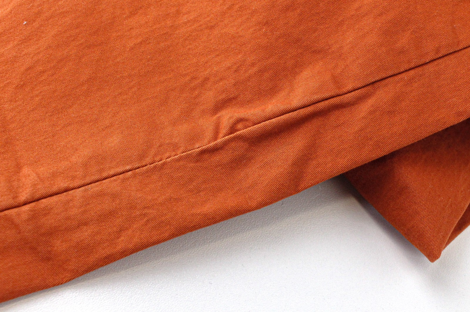 SCOTCH & SODA Stuart Men's W28 Orange Cotton Stretch Belted Slim Trousers