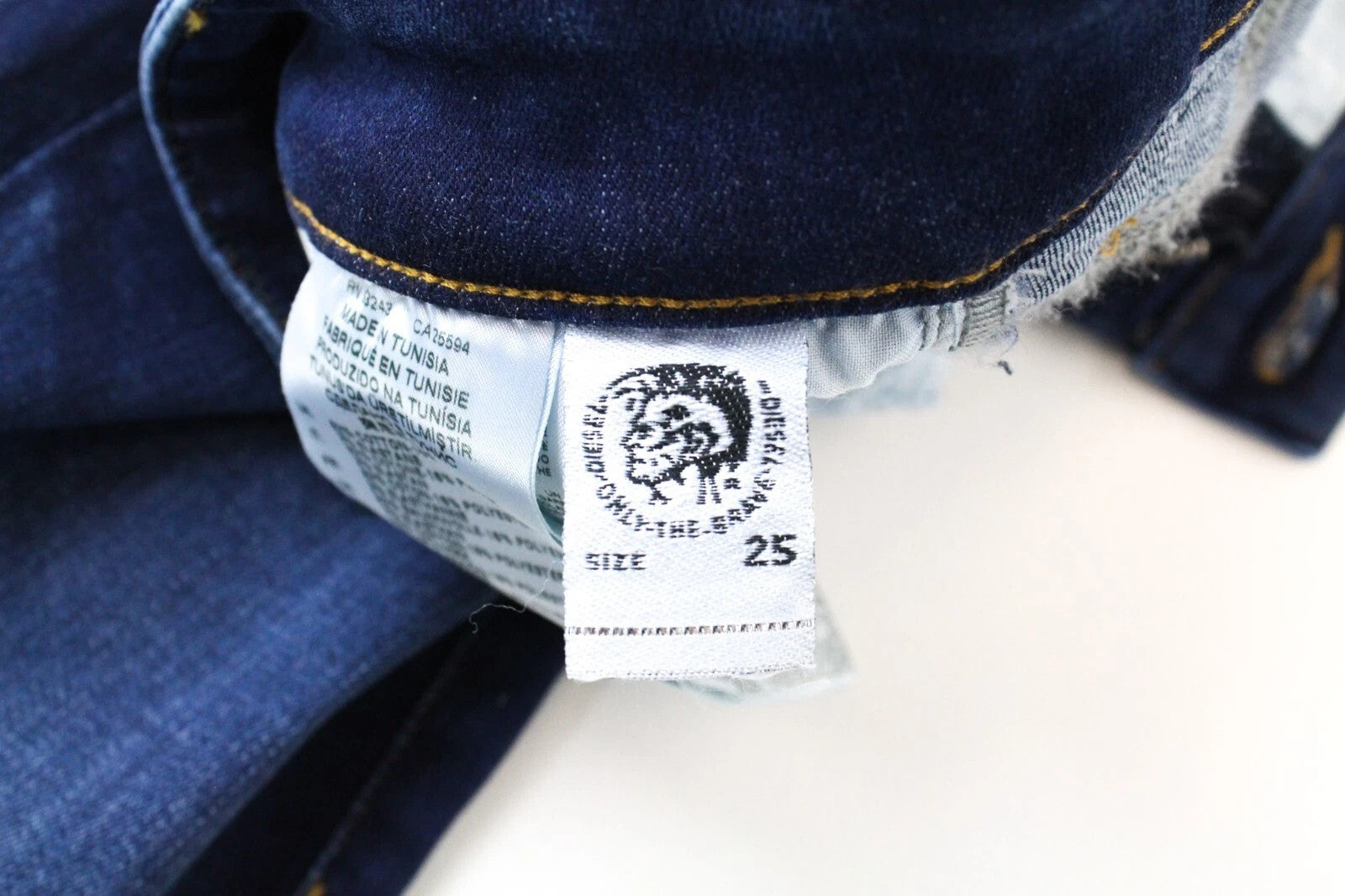 DIESEL Slandy-Low R98AJ Women's W25/L32 Slim Skinny Blue Stretch Fit Jeans