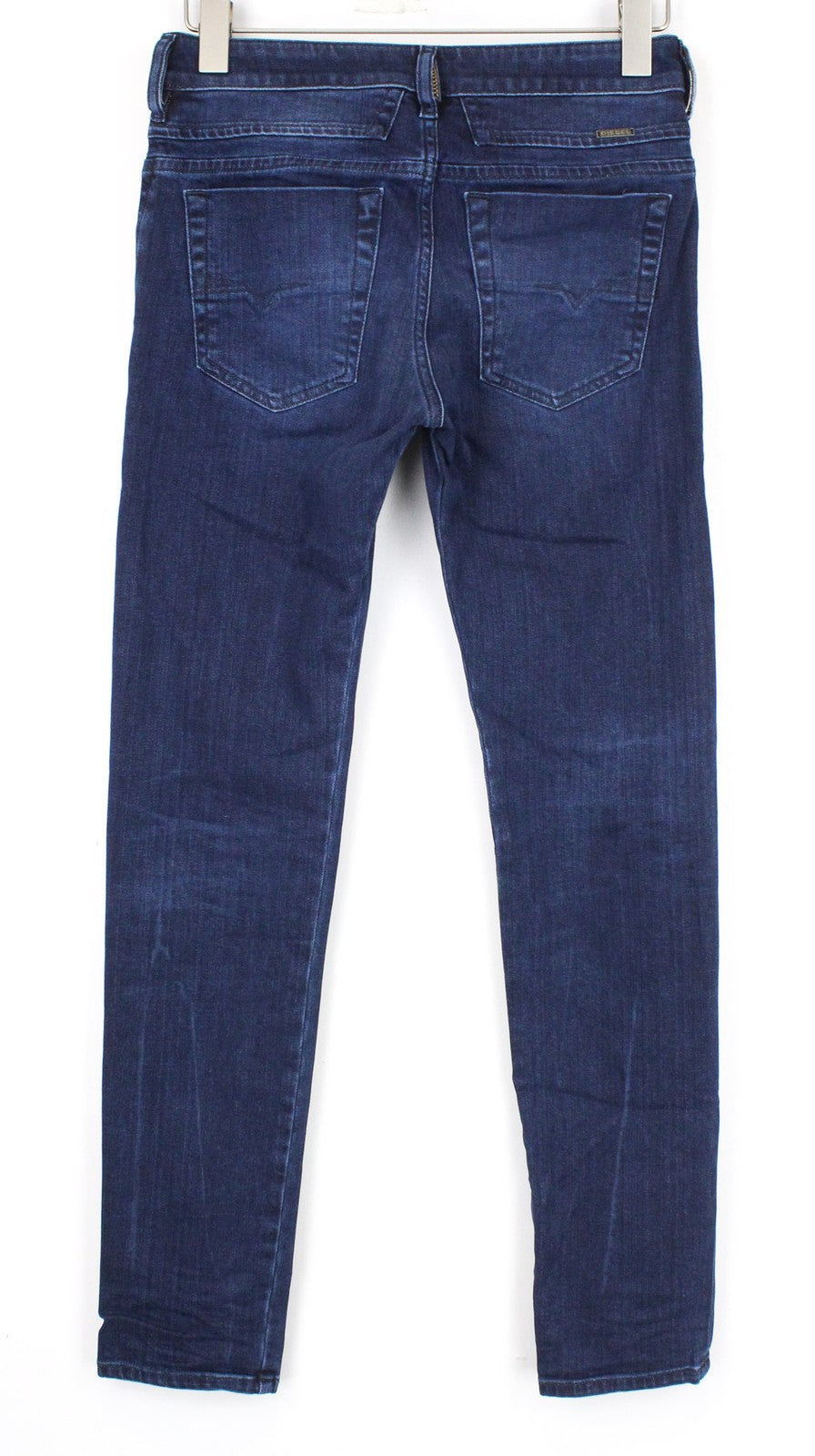 DIESEL D-Bazer 083AT Men's W26 Tapered Fit Boys Washed Blue Stretch Jeans