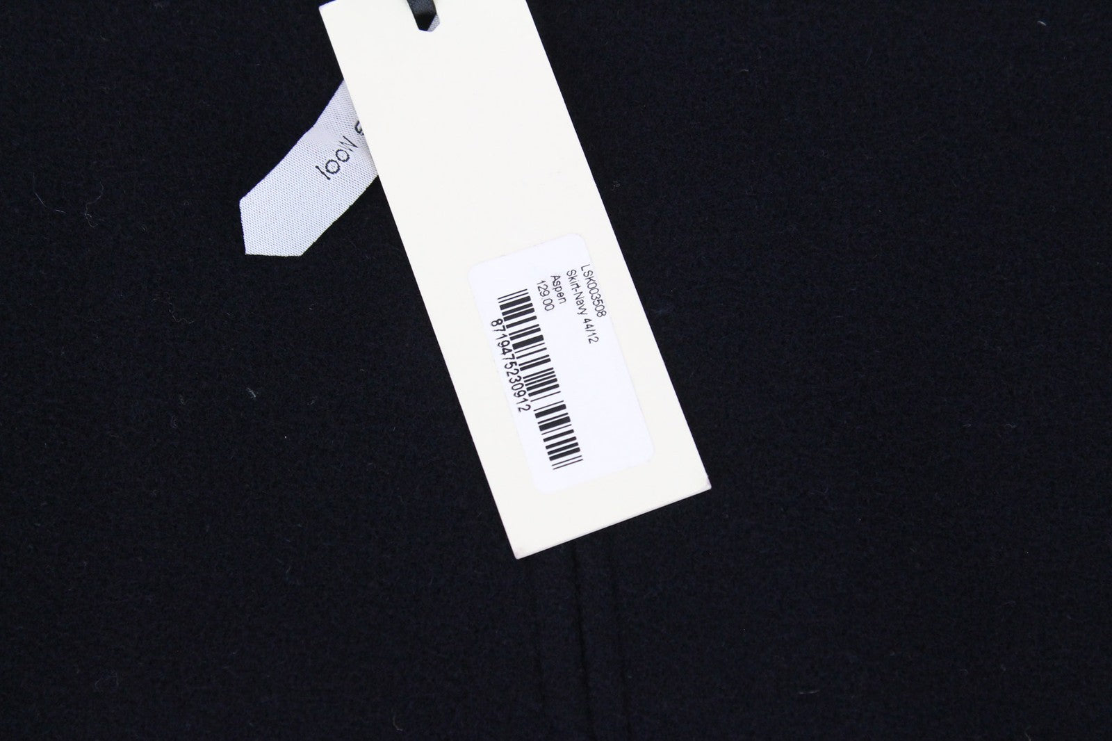 SUISTUDIO Aspen Women's Skirt UK18 Navy Blue Wool Classic Short Formal