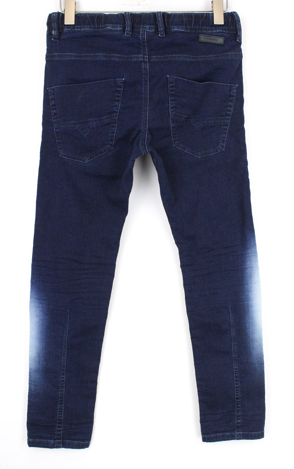 DIESEL Krooley-NE 0687D Men's W28 Slim Carrot Jogg Blue Stretch Sweat Jeans