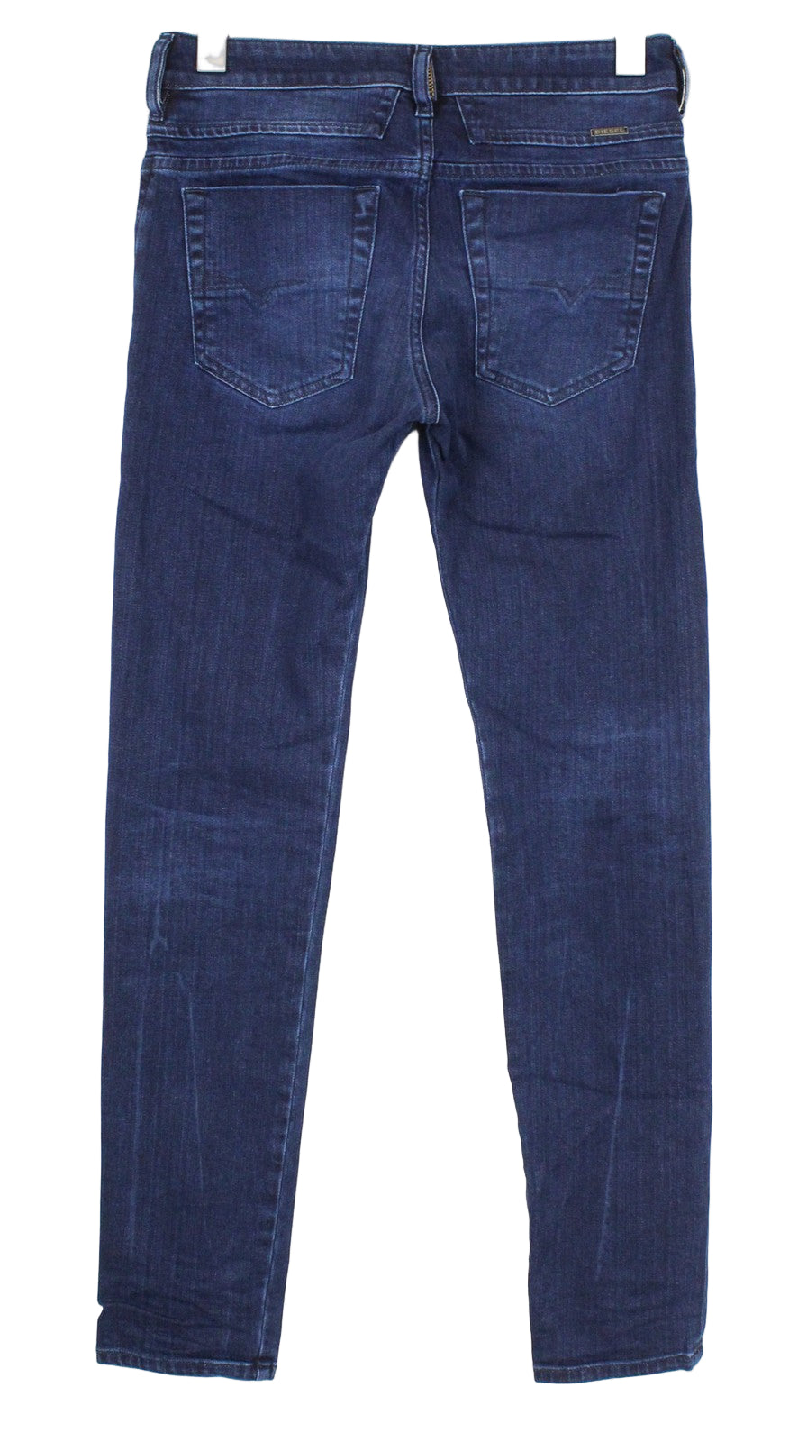 DIESEL D-Bazer 083AT Men's W26 Taper Washed Blue Stretch Cotton Boys Jeans