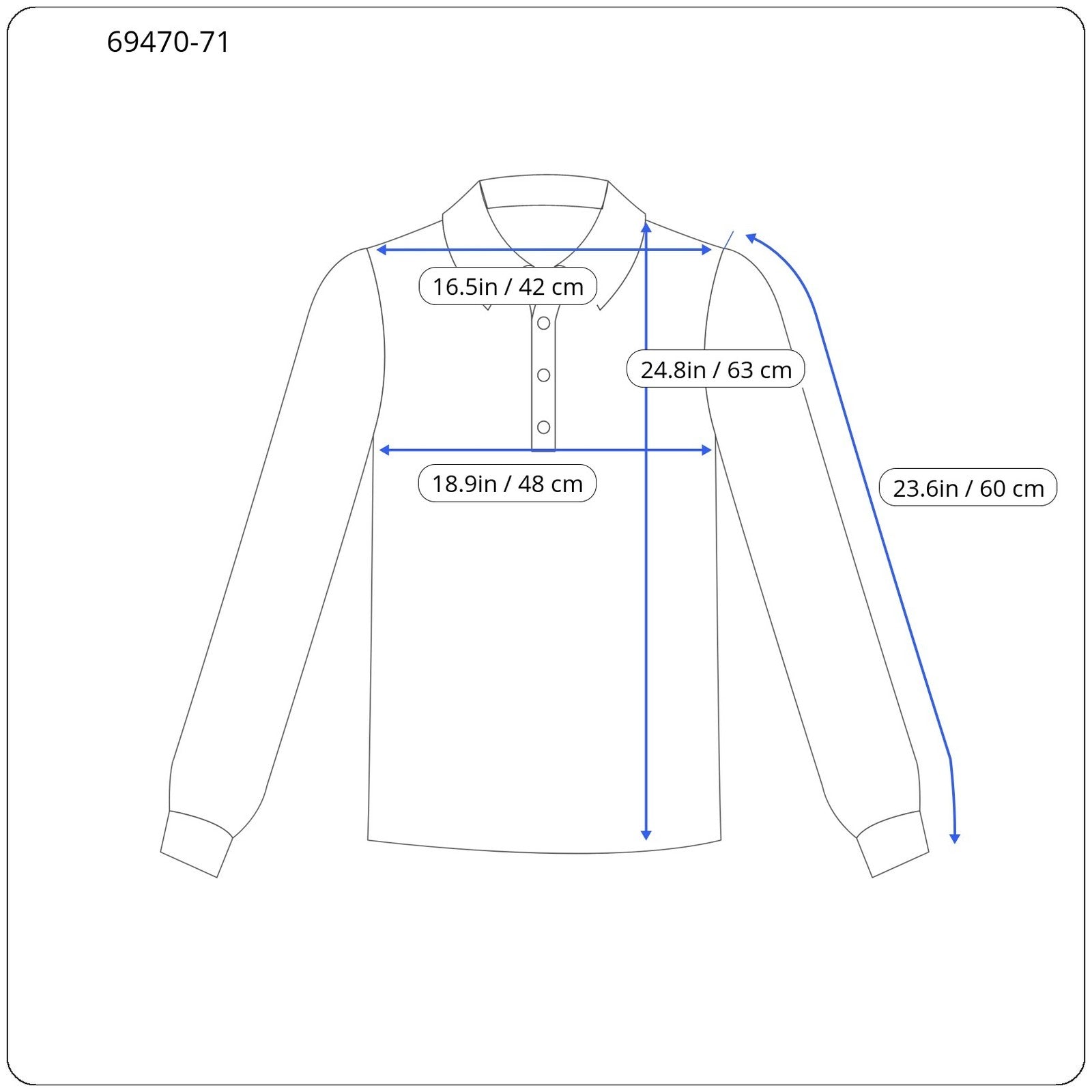 SUITSUPPLY Men's Grey Cutaway Shirt 37/38 Extra Slim Long Sleeve Cotton Polo